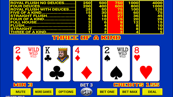 Classic video poker bet 49908
