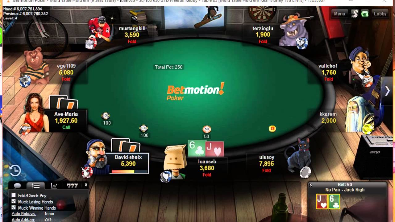 Betmotion poker roleta 65618